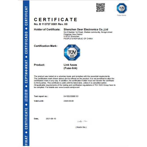 Energy Storage Car Fuse With Indicator Light 250A Rating Current Fiber Pipe