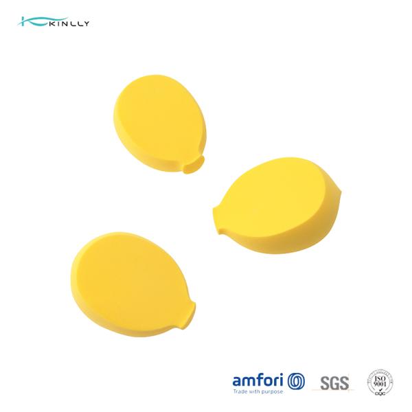 Non Latex Silicone Makeup Sponges Set Avocado Peach Lemon ISO