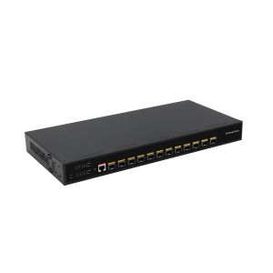 Desktop 12 Port 10G L3 Managed Switch 12* SFP+ Ports Fiber Optic Switch