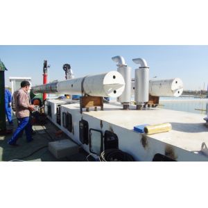 Crown Cutter Head Diameter 450 mm Hydraulic Sand Mining Dredge for Sand Dredging