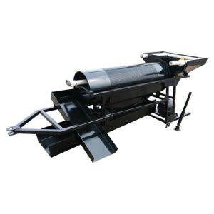 L8m 100TPH Gold Mining Machine Rotary Trommel Screen Gold Washing