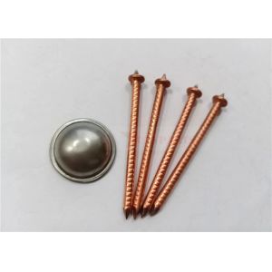 Low Carbon Steel Cd Insulation Nails 3mm Diameter With Self Locking Washers