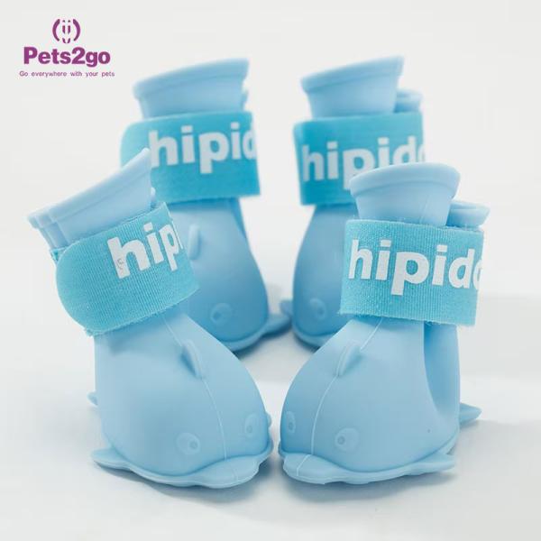 Buy All Seasons Enamel PVC Little Dog Shoes for Teddy at wholesale prices