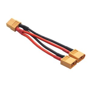 China 14AWG XT60 1 Female to Male Y Splitter Extension Cable for RC Lipo Battery on sale