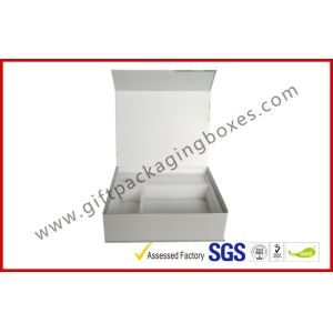 Cosmetic Magnet Packaging Boxes Debossed and Silver Foiled Logo