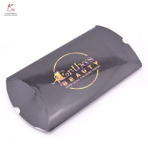 Custom Printed Pillow Shaped Cardboard Boxes for Cosmetic Packaging