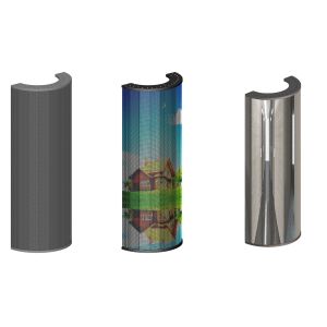 IP67 Flexible Led Display Module Aluminum Thin Flexible Led Screen