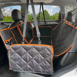 Dog Car Seat Cover for Back Seat, 4-in-1 Waterproof Pet Dog Seat Cover for SUV