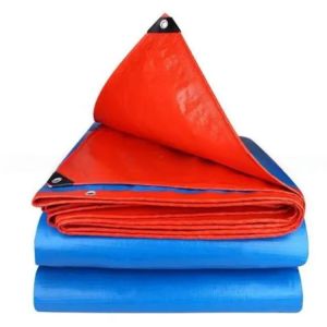50-300gsm Blue Polyethylene Fabric PE Woven Tarpaulin for Outdoor Protection