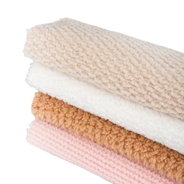 100% Polyester Soft Knitted Plush Fleece Shu Velveteen Mirco Sherpa Fabric