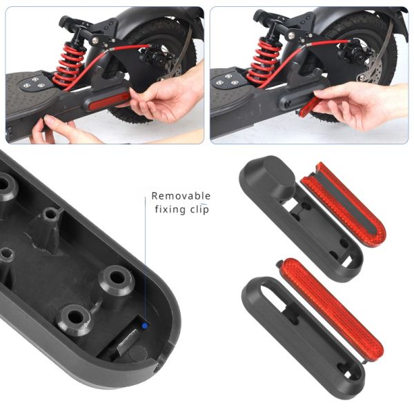 M365 Pro & Pro2 1S Scooter Accessories Reflective Strip Modified Decorative Cover Parts Left Right Side Decorative Covers Screws