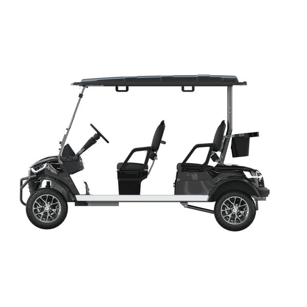 205/50-10 Tire Size 4 Seaters Lifted Electric Golf Cart for Golf Course and Yard