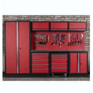 Cold Rolled Steel Garage Workstation Tool Cabinet with Drawers and Modular Workbench