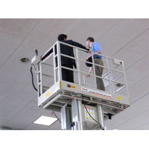 China Self Propelled Work Platform 300kg Capacity , 12m Indoor Scissor Lift Platform on sale