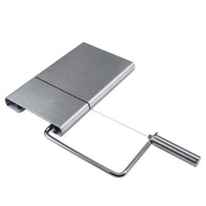 Stainless steel cheese slicer include cutting board for kitchenware