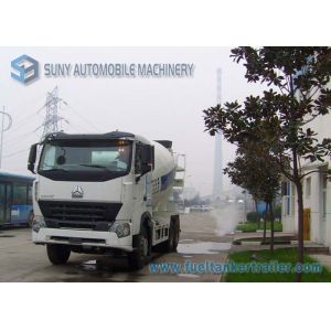 HOWO A7 Concrete Mixer Truck 336Hp 7M3 Mixing Volume 10 Wheelers ZF Reducer