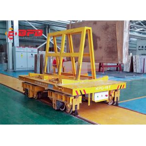 Curved Rails 500T Load 20m/Min Motorized Transfer Trolley