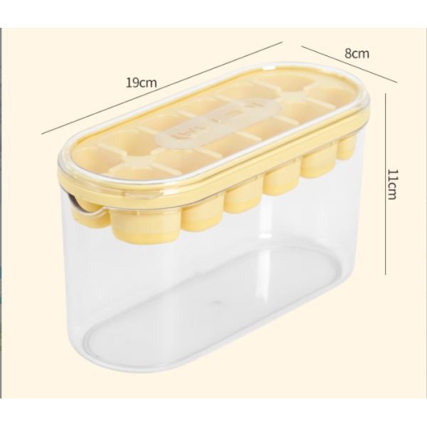 Food Grade Silicone Ice Cube Mold for Large Capacity Storage in Household Refrigerators