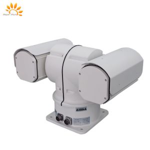 Precision Infrared PTZ Camera Dual Sensor T Shape Thermal Camera Laser IP67