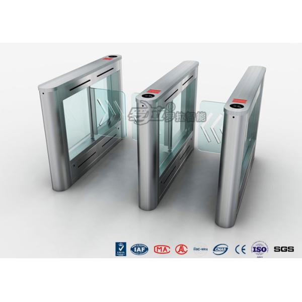 Stainless Pedestrian Gate Access Control Kindergarten Swing Motor Electric Turnstiles