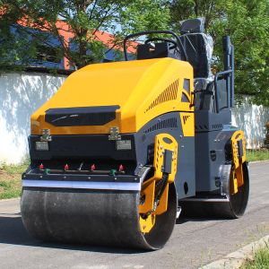 3ton Ride-On Vibratory Roller Compactor Full Hydraulic Asphalt Roller Epa Engine