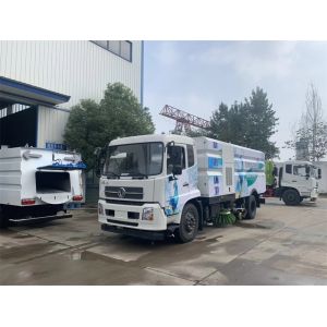 Quality Efficient Multi Functional Road Sweeper Vehicle Combining Sweeping And Washing for sale