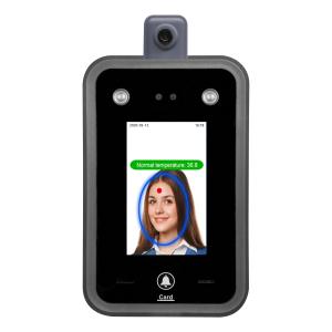 Quality 3D AI Face Recognition Temperature Detector Access Control System for sale