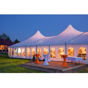 UV Resistance PVC Coated Polyester Fabric Wedding Party Tent 112mmx203mmx4mm
