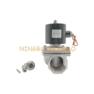 China 2/2 Way Normally Closed Direct Drive Aluminum Body 2S400-40 1-1/2 Stainless Steel Solenoid Diaphragm Valve on sale