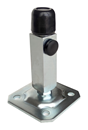 Suspension Wheel Gate Door Stopper Adjustable White Zinc Plated