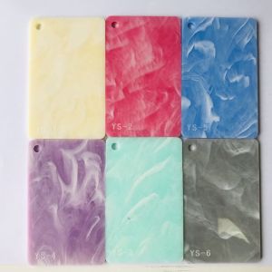Pastel Clouds Pattern Acrylic Sheet Vacuum Formed