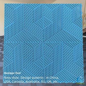 Tough Polypropylene Interlocking Garage Flooring 2500 Lbs Garage Tiles