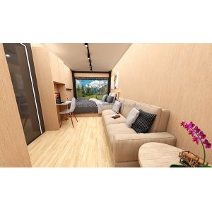 20ft Custom Flat Packaging Wooden Container Prefab House for Garden Office Hotel