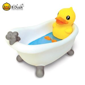 B. Duck Cartoon PVC Plastic Toys Soap Disk For Bathroom Eco Friendly Material