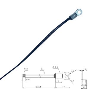 NTCALUG01A103FLA NTC Thermistors Equivalent Standard Lug Sensors 10K 1 % 3435K