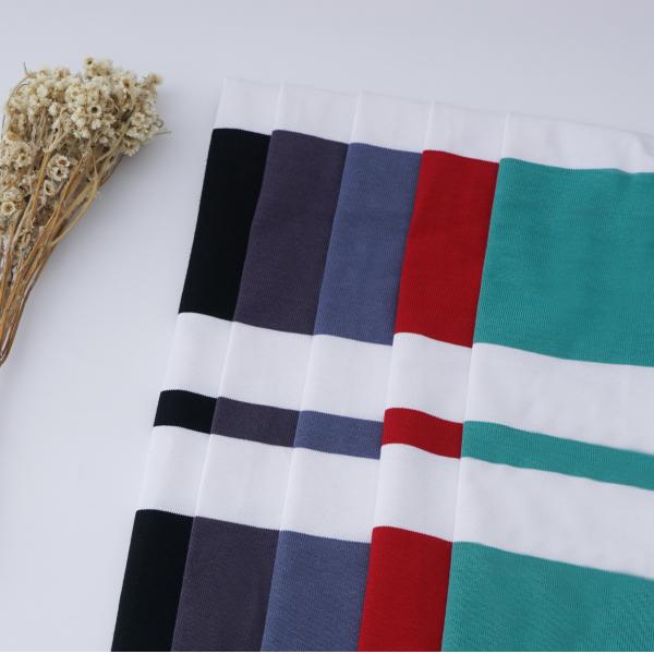 Skin-Friendly Soft And Not Prone To Deformation Striped Knit Fabric For Casual Wear