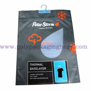 200 Micron Plastic Zipper Packing Bags With Bottom Gusset