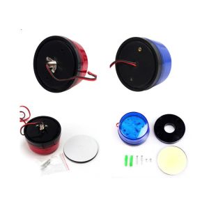 12V 24V 220V Flashing Warning LED Lamp Siren Wired For Security Alarm