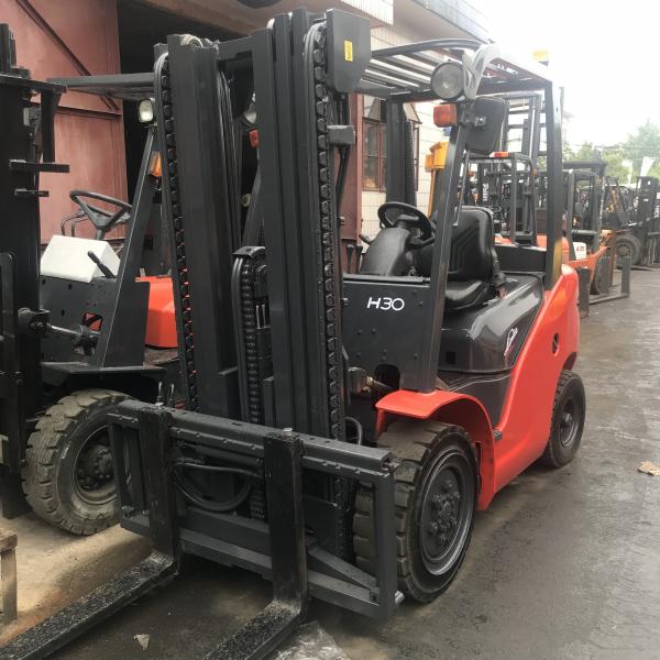 Used Linde 30 3Tons Diesel Forklift Original Germany Linde Lifting Machine Linde Brand Imported