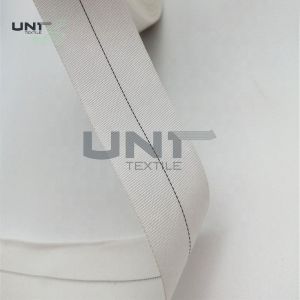 White Woven Garments Accessories Nylon Curing Tape With Coating