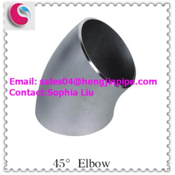45deg LR pipe elbow GB ANSI JIS DIN from famous factory