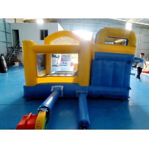 Commercial Fireproof Inflatable Combo SpongeBob SquarePants Bounce House With