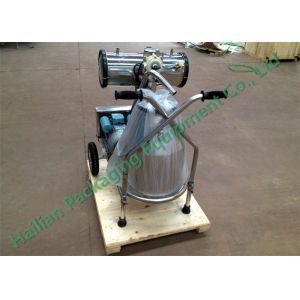 Manual Single Bucket Mobile Milking Machine for Dairy Cow Farms