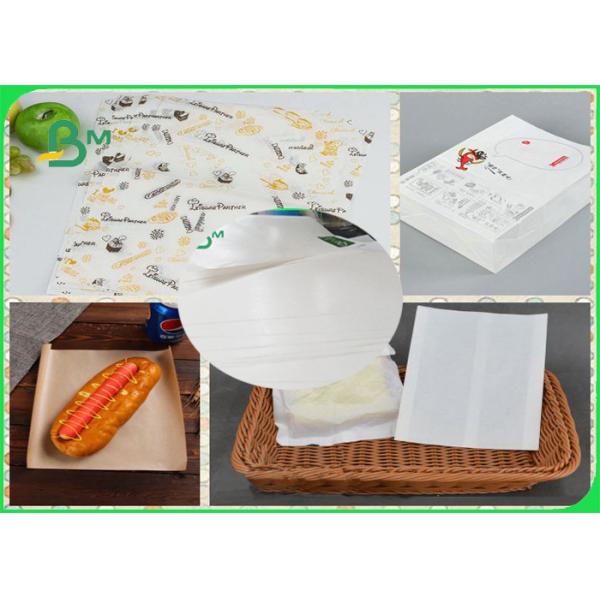 white / brown craft paper FSC food grade 30gsm 40gsm one side coated white / brown craft paper for paper bags