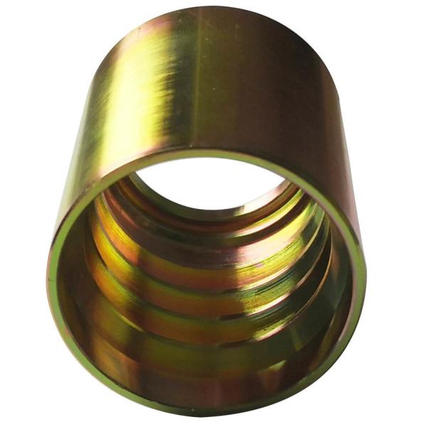 Buy 4SP 4SH 00400 Steel Air Hose Ferrule , Zinc Plated Hydraulic Hose Ferrule at wholesale prices