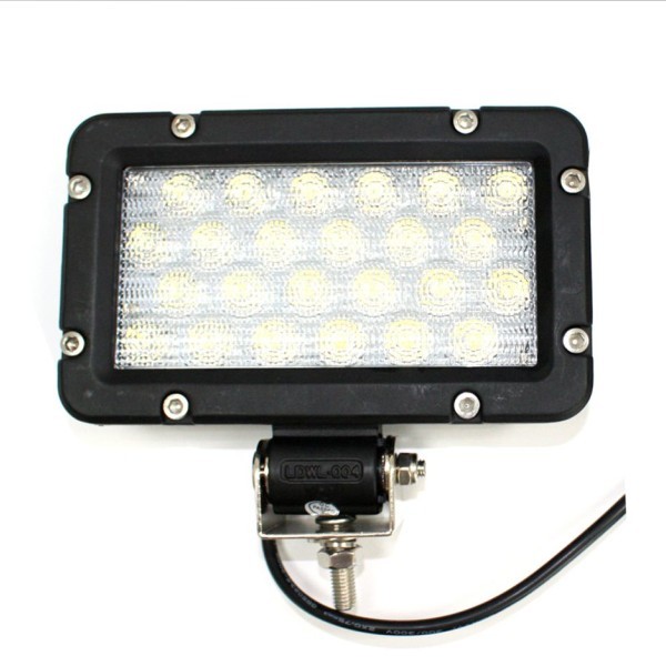 Buy High quality 7 inch auto offroad LED lights, auto truck 24W 72W Square LED work light waterproof IP68 at wholesale prices