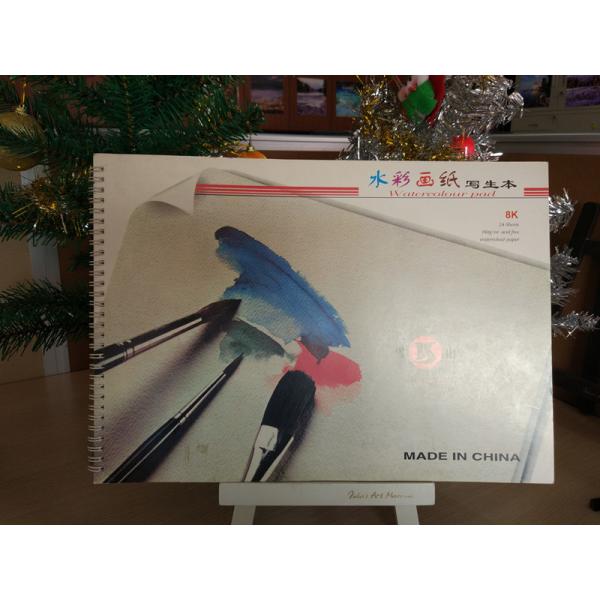 Buy Lightweight Artist Drawing Pad , 180gsm Watercolour Paper Pad 24 Sheets at wholesale prices