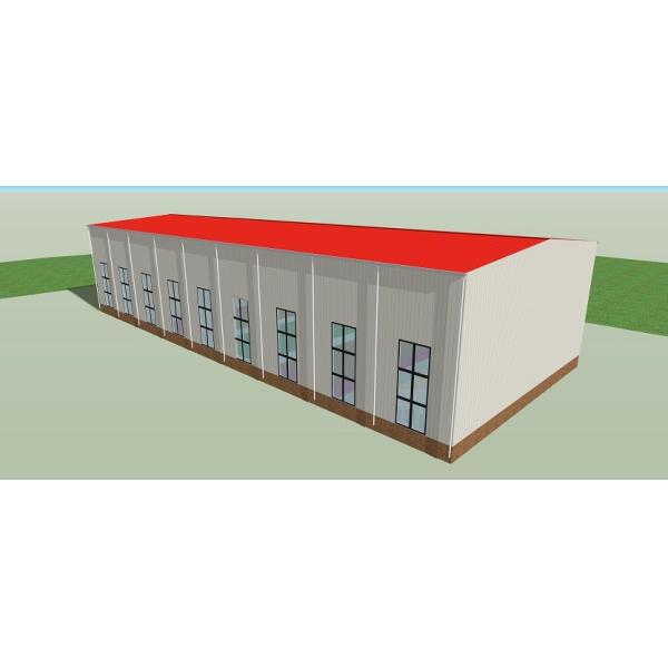 Buy Grid Prefab Steel Structure Commercial Warehouse Lightweight at wholesale prices