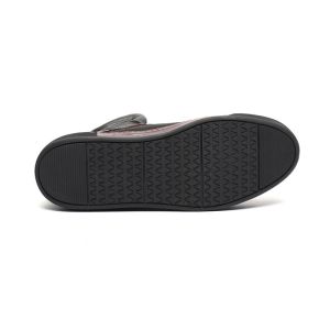 ODM Burgundy Anti Skid Cow Leather Sneakers Euro 46size