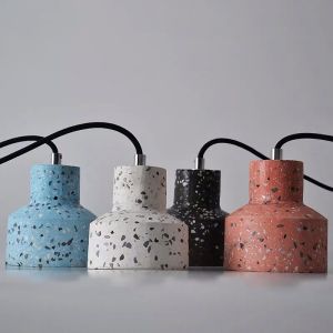 Nordic Modern Simple Waterstone Small Pendant Light For Bedroom Dining Room